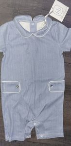 Lila & Hayes boys striped romper